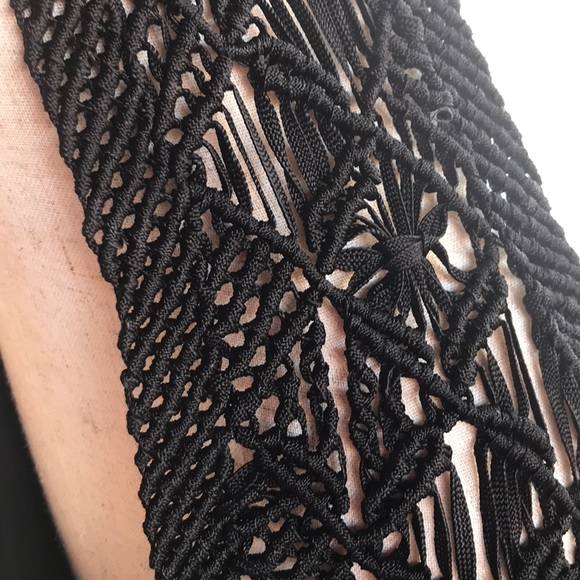 Vintage Macrame Vest !! - Picture 6 of 7